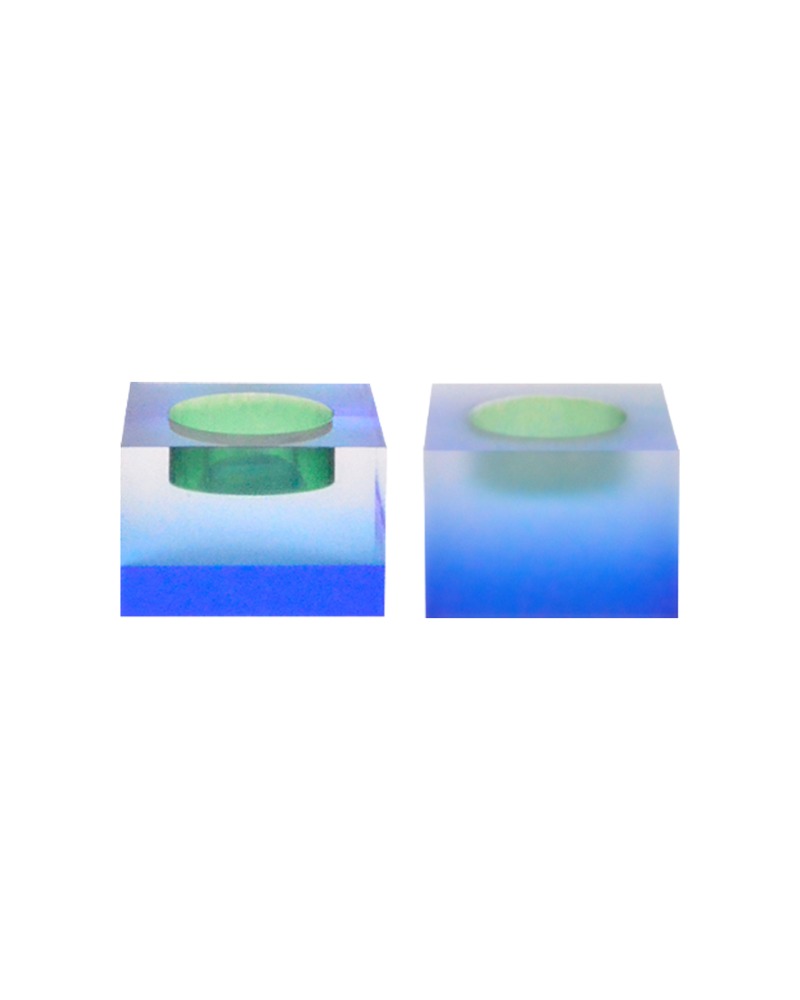 Candle holder - Blue-Green