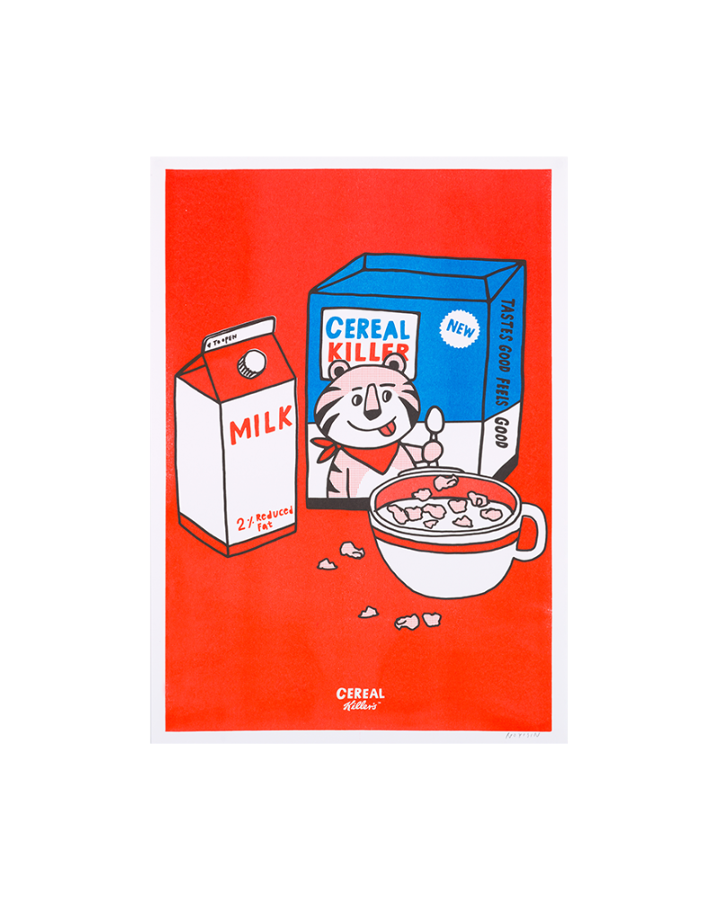ART POSTER - CEREAL RED