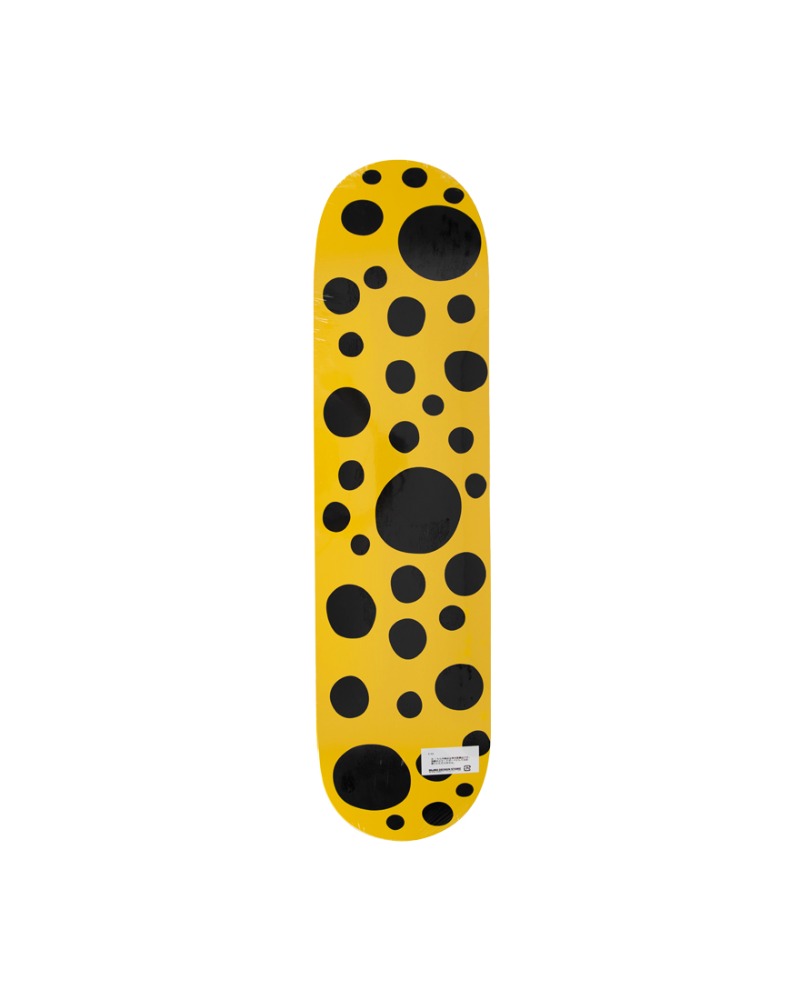 Yellow Big dots, Yayoi skateboard
