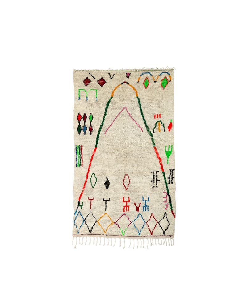 Berber symbols azilal Moroccan rug