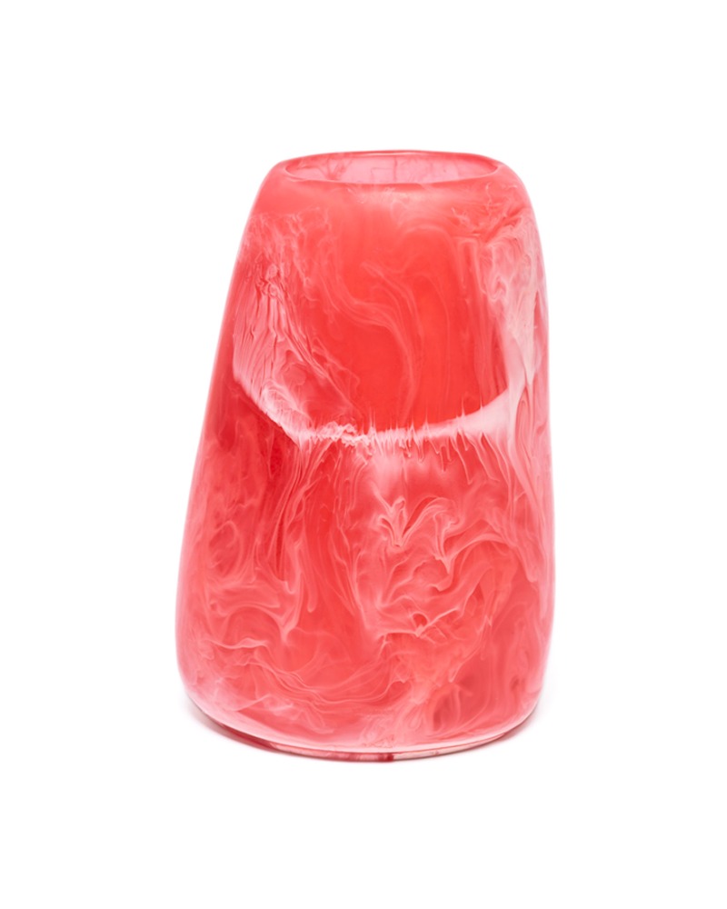 Vase pebble large, Pink guava