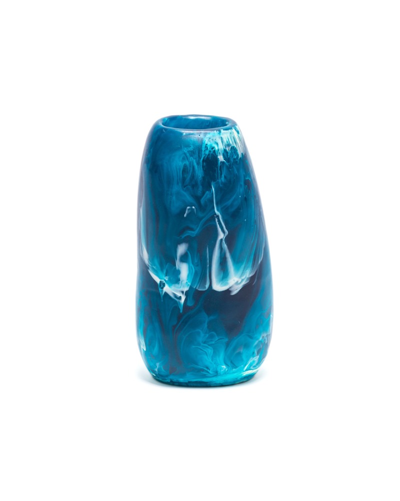 Vase pebble small, Moody blue