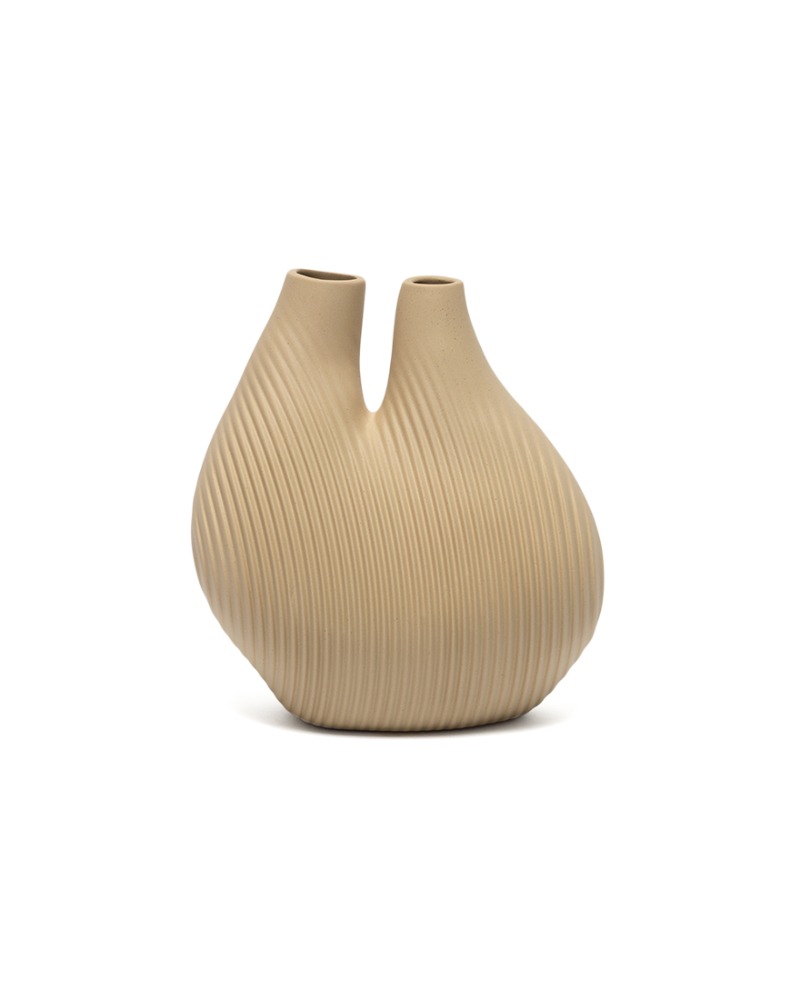 [Gift Promotion] W&amp;S Chamber vase - Light beige