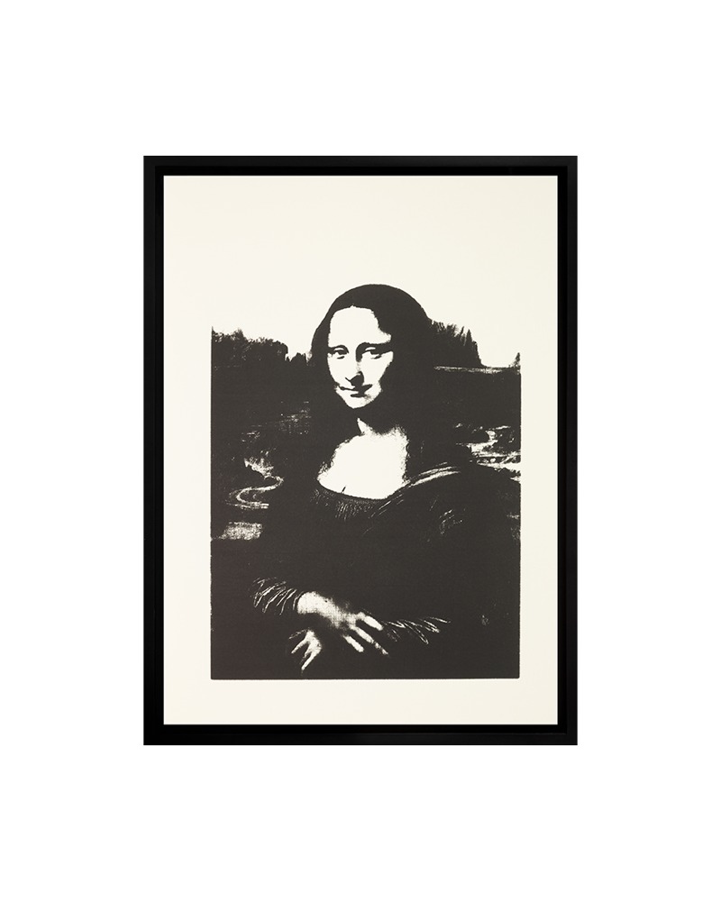 Mona Lisa #2 Black on Vellum