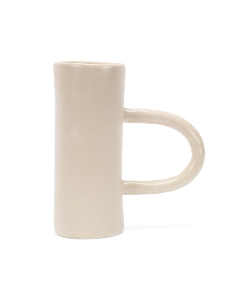 Cylinder long handle mug