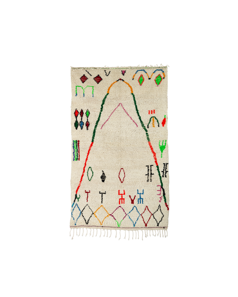 Berber symbols azilal Moroccan rug
