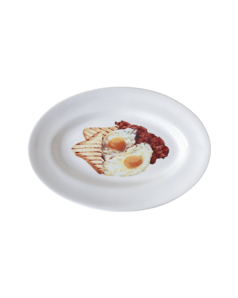 American Breakfast oval dish