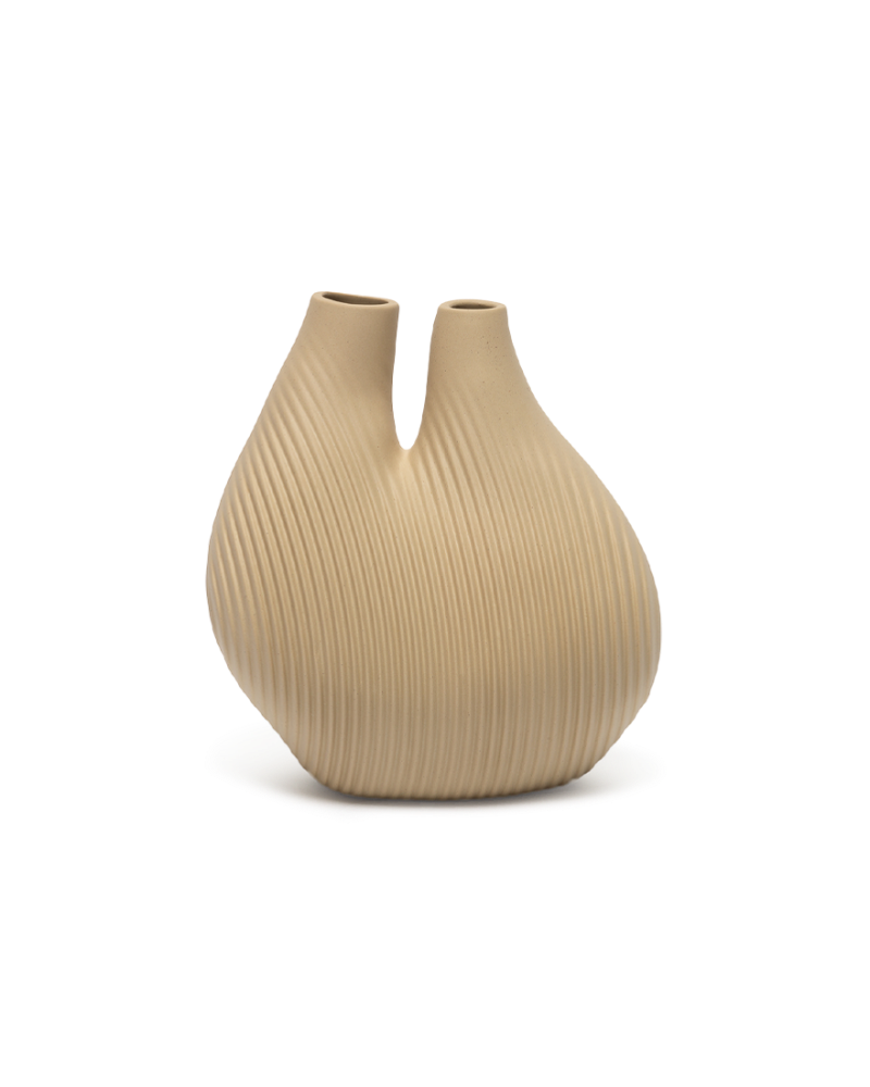 W&amp;S Chamber vase - Light beige