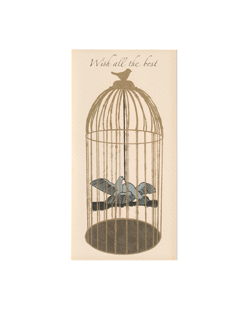 A caged bird 카드